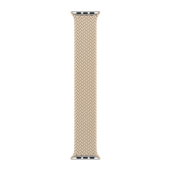 Apple Cinturino Solo intrecciato Apple Watch | 38/40/41/42 mm - Taglia 5 - Beige