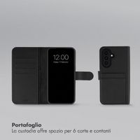 Accezz Cover a libro Edge rimovibile con MagSafe Samsung Galaxy A27 (5G) - Nero