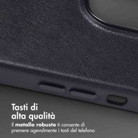 Accezz Cover in Pelle con MagSafe Apple iPhone 14 Pro Max - Onyx Black