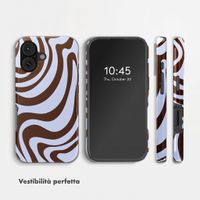 Selencia Cover Posteriore Vivid Apple iPhone 17 - Dream Swirl Chocolate