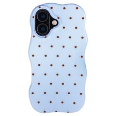 Selencia Cover Vivid Wavy con MagSafe Apple iPhone 17 - Happy Dots Digital Sky