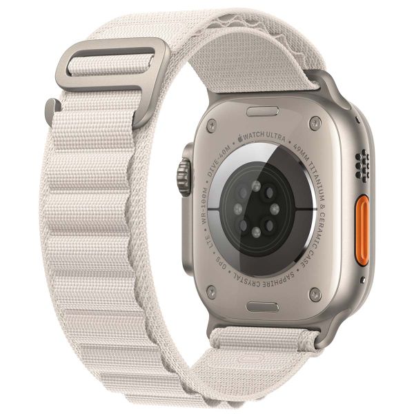 Apple Cinturino Alpine Loop Apple Watch | 44/45/46/49 mm - Taglia S - Starlight