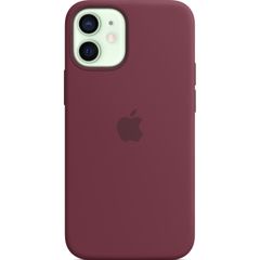 Apple Cover Posteriore in Silicone con MagSafe Apple iPhone 12 Mini - Plum