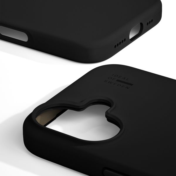 iDeal of Sweden Cover in silicone con MagSafe Apple iPhone 17 - Black