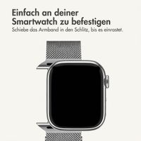 imoshion Milanees magnetisch bandje Apple Watch | 38/40/41/42 mm - Zilver