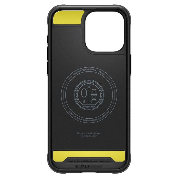 Spigen Cover Rugged Armor con MagSafe Apple iPhone 15 Pro - Nero