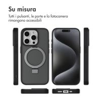 Accezz Cover con anello e supporto con MagSafe Apple iPhone 15 Pro - Nero
