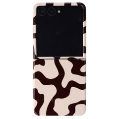 Selencia Cover posteriore Vivid con MagSafe Samsung Galaxy Z Flip 8 - Art Wave Black