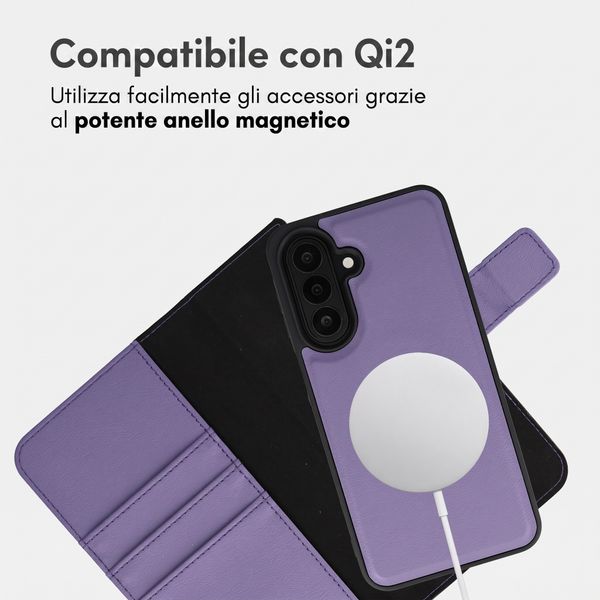 imoshion Cover a libro di lusso 2-in-1 rimovibile Samsung Galaxy A27 (5G) - Viola