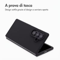 Accezz Cover in silicone liquido con MagSafe Samsung Galaxy Z Fold 8 Ultra - Nero