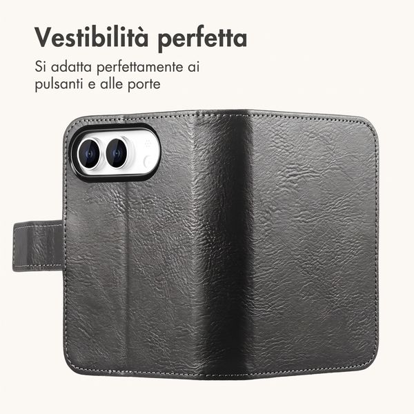 imoshion Cover a libro di Lusso Apple iPhone Duo - Nero