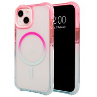 Selencia Cover MagSafe Gradient Apple iPhone 13 - Rosa / Blu