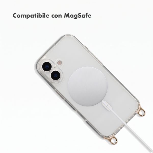 Selencia Cover posteriore Rivièra MagSafe con gancini rimovibili Apple iPhone 17 - Trasparente