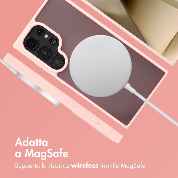 imoshion Cover posteriore Color Guard con MagSafe Samsung Galaxy S24 Ultra - Rosa chiaro