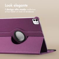 imoshion Cover Girevole a 360° Apple iPad Air 11 pollici (2026) M4 / (2025) M3 / (2024) M2 / Air 5 (2022) / Air 4 (2020) / Pro 11 (2018/2020) - Viola