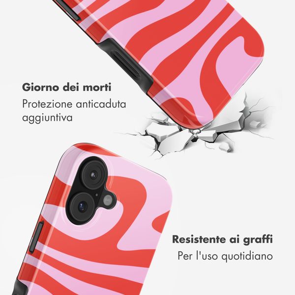 Selencia Cover Posteriore Vivid Apple iPhone 17 - Dream Swirl Pink