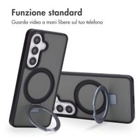 Accezz Cover con anello e supporto con MagSafe Samsung Galaxy S26 - Nero