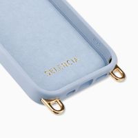 Selencia Cover posteriore Rivièra con MagSafe con ganci rimovibili Apple iPhone 14 / 13 - Powder Blue