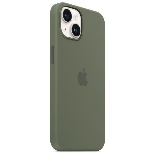 Apple Cover Posteriore in Silicone con MagSafe Apple iPhone 14 - Olive