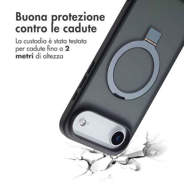 Accezz Cover con anello e supporto con MagSafe Apple iPhone Air - Nero