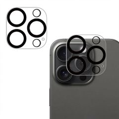 imoshion Protezione fotocamera in vetro 2 Pack Apple iPhone 16 Pro / 16 Pro Max - Nero