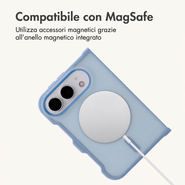 imoshion Cover posteriore Color Guard con MagSafe Apple iPhone Duo - Azzurro