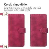 imoshion Cover a libro con Cordino Samsung Galaxy A17 (5G) / (4G) - Rosso
