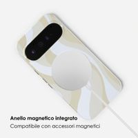 Selencia Cover posteriore Vivid con MagSafe Google Pixel 11 - Desert Waves Beige
