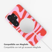 Selencia Cover posteriore Vivid con MagSafe Samsung Galaxy S26 Ultra - Dream Swirl Pink