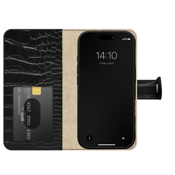iDeal of Sweden Portafoglio Magnetico Plus Apple iPhone 17 - Black Croco