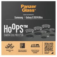 PanzerGlass Pellicole protettive fotocamera Hoops Optic Rings Samsung Galaxy S24 Ultra - Nero