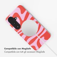 Selencia Cover posteriore Vivid con MagSafe Samsung Galaxy S26 - Dream Swirl Pink