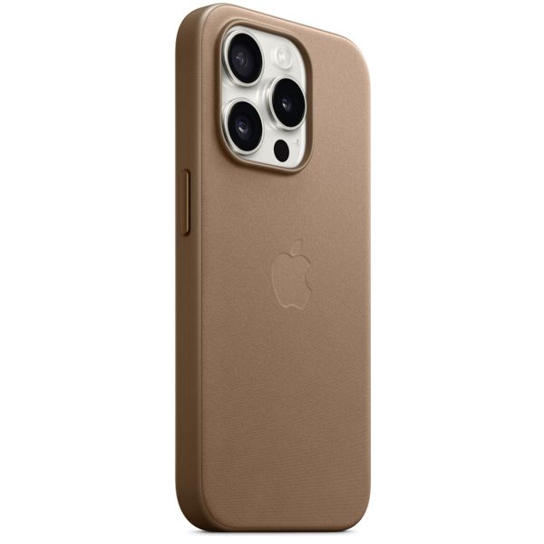 Apple Cover Posteriore FineWoven con MagSafe Apple iPhone 15 Pro - Taupe