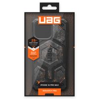 UAG Cover Posteriore Monarch Pro Apple iPhone 16 Pro Max - Forged Carbon