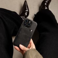 Selencia Cover posteriore Riva con portacarte Samsung Galaxy S26 Plus - Nero