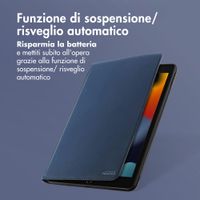 Accezz Cover Tablet Classica Apple iPad 6 (2018) 9.7 pollici / iPad 5 (2017) 9.7 pollici / Air 2 (2014)/Air 1 (2013) - Blu scuro