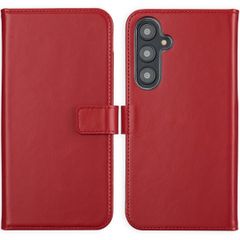 Selencia Cover a libro in vera pelle Samsung Galaxy S24 FE - Rosso