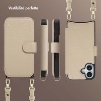 Selencia Cover Riva con MagSafe e cordino Apple iPhone 17 - Beige