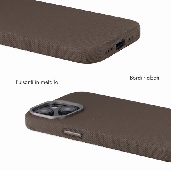 Accezz Cover Mesh con MagSafe Apple iPhone 14 / 13 - Marrone
