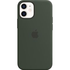 Apple Cover Posteriore in Silicone con MagSafe Apple iPhone 12 Mini - Cypress Green