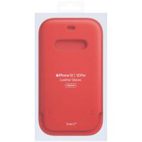 Apple Sleeve in Pelle iPhone 12 (Pro) - Scarlet Red