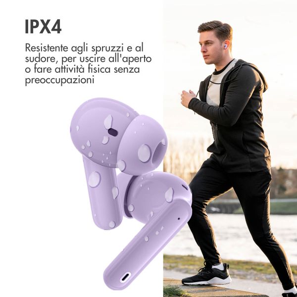 imoshion Aura Pro Auricolari in-ear wireless - Cancellazione attiva del rumore (ANC) - Lavender Lilac