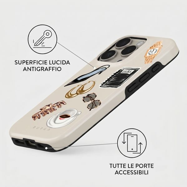 Burga Cover Posteriore Resistente con MagSafe Apple iPhone 16 Pro - Boss Babe