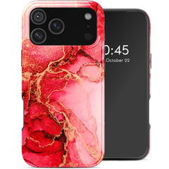 Selencia Cover posteriore Vivid con MagSafe Apple iPhone 17 Pro Max - Rosy Marble