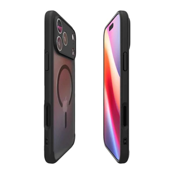 Spigen Cover Posteriore Ultra Ibrida con MagSafe Apple iPhone 17 Pro - Frost Black