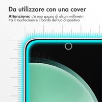 Accezz Proteggi schermo in vetro temperato, confezione da 2 Samsung Galaxy S24 FE / A36 / A37 / A56