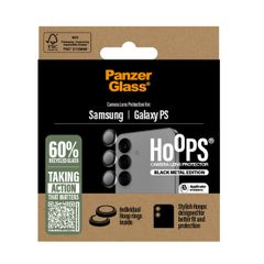 PanzerGlass Pellicole protettive fotocamera Hoops Optic Rings Samsung Galaxy S25 Edge - Nero