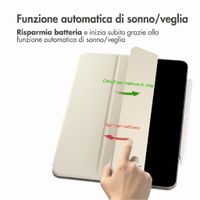 imoshion Custodia Magnetica a Libro Apple iPad Air 11 pollici (2026) M4 / (2025) M3 / (2024) M2 / Air 5 (2022) / Air 4 (2020) - Beige