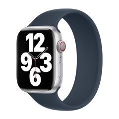 Apple Cinturino Solo Loop Apple Watch | 44/45/46/49 mm - Taglia 8 - Storm Blue