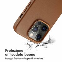 Accezz Cover in Pelle con MagSafe Apple iPhone 14 Pro - Sienna Brown